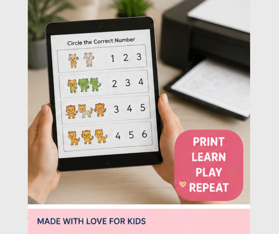 Kids Printable Mini Bundle — 30 Worksheet Packs