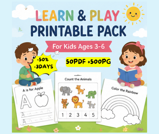 Kids Printable MEGA Bundle — All 50 Packs